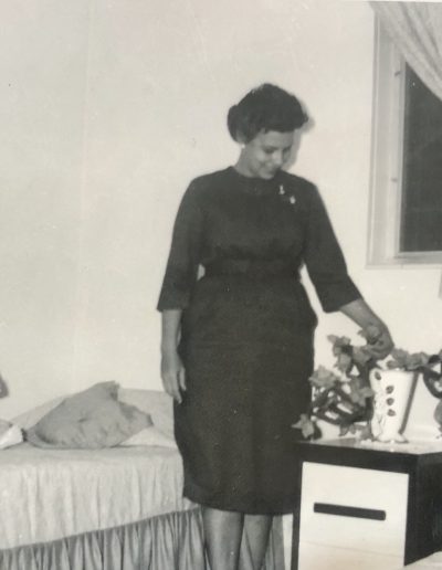 Orqui & Starr’s mother, Estrella Perez, in the room she had ready for them