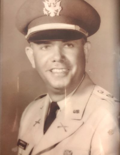 Orqui & Starr’s father, Captain Manuel Perez, in his US Army uniform